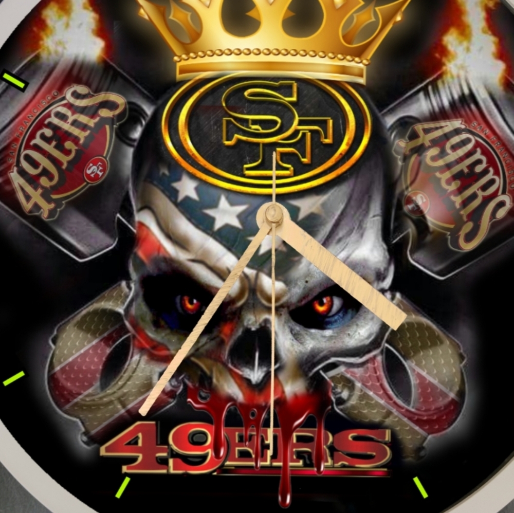 COPY - San Francisco 49ers clock